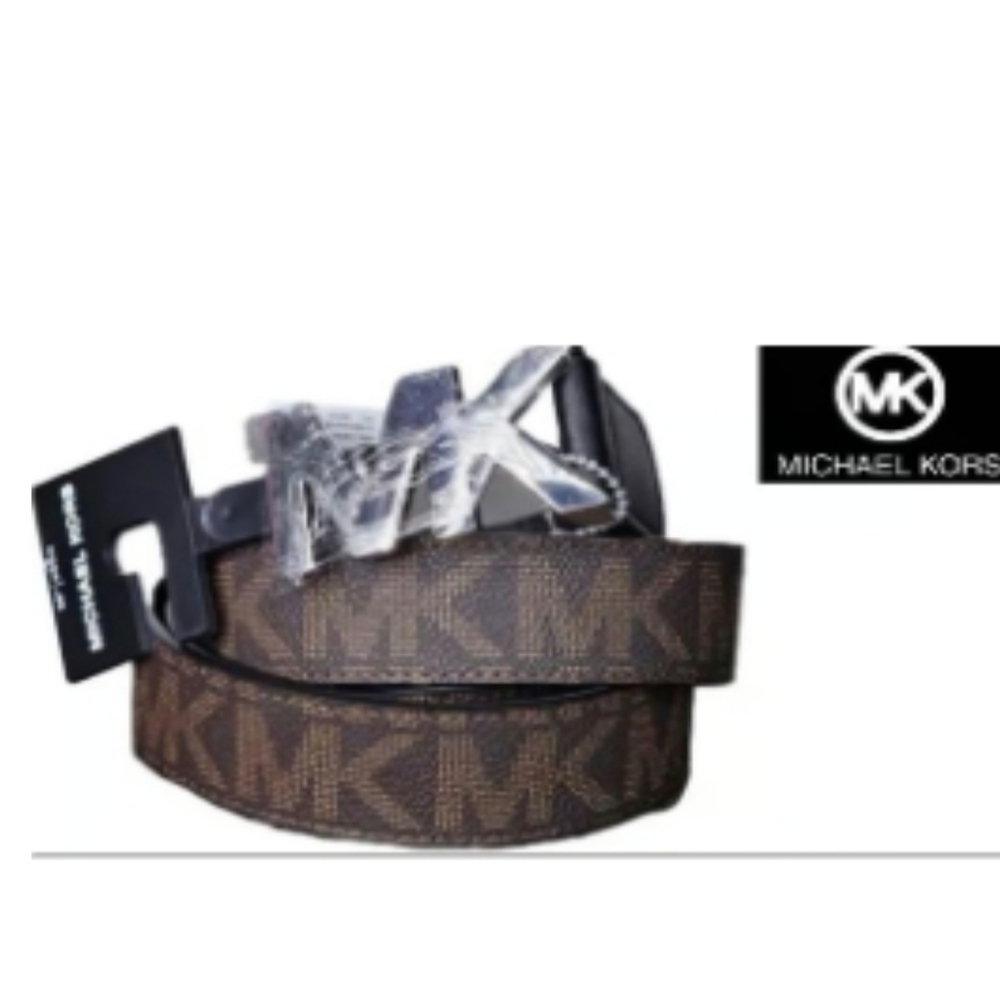 (Ew)Michael kors men leather reversible brown belt